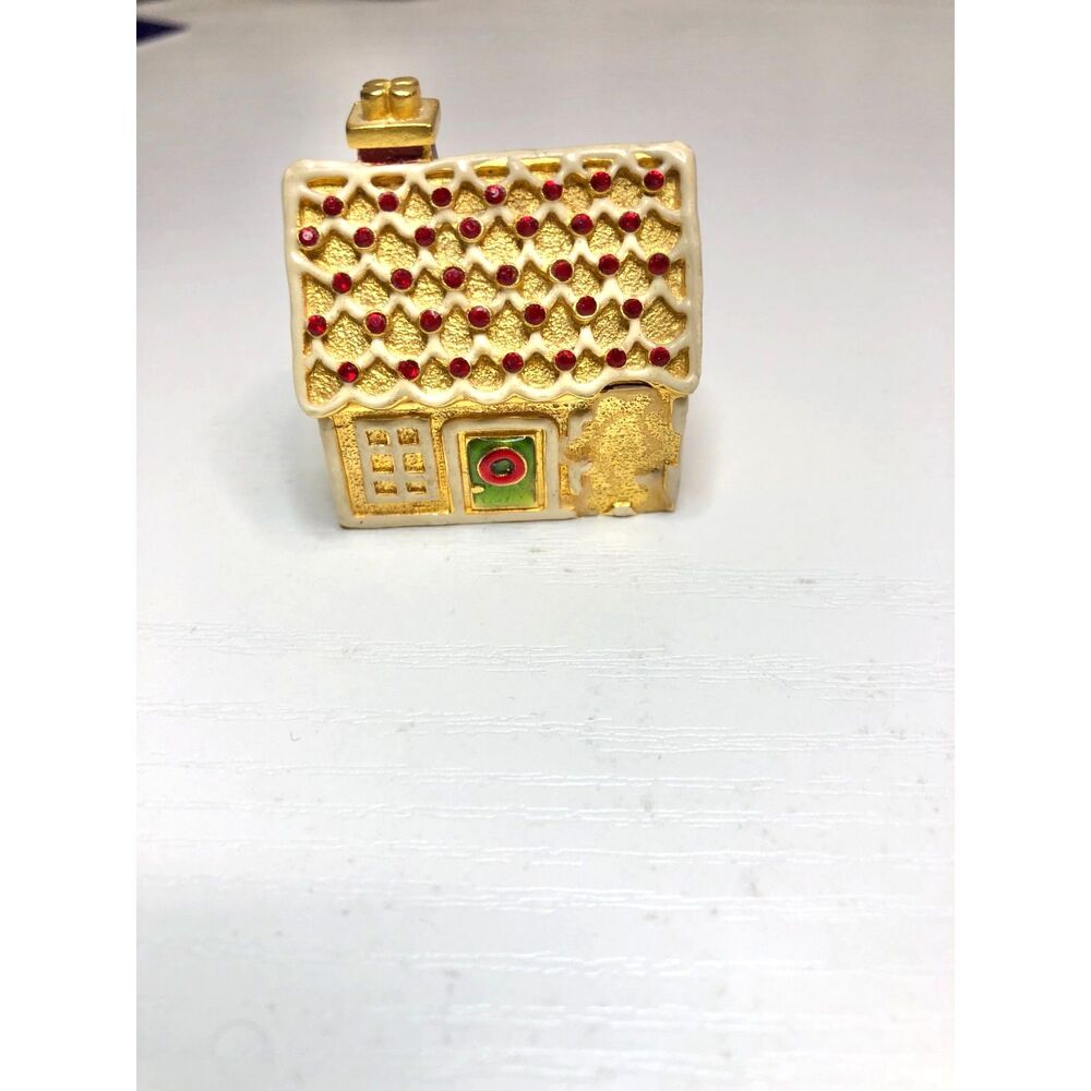 Rare Estee Lauder Gingerbread House Pleasures Solid Perfume 2001